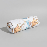 Hong Kong Swaddle Blanket - Bubble Tea