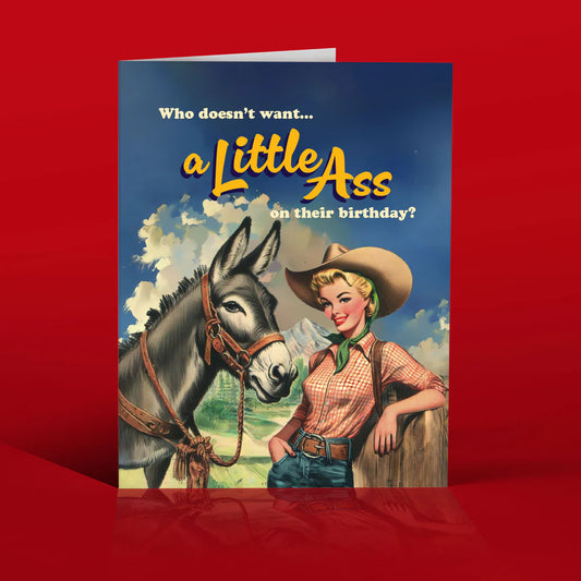 Product image of A Little Ass! Birthday Card