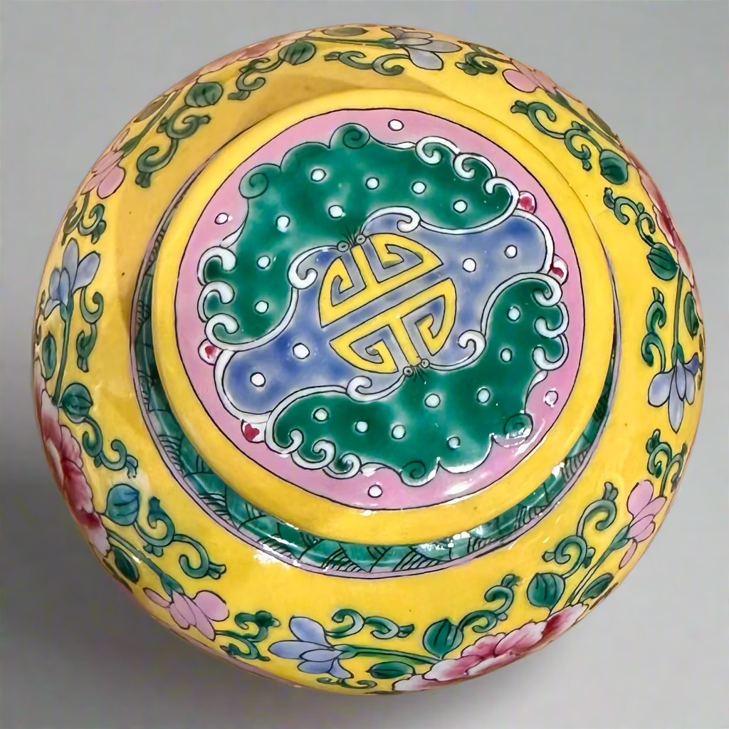 Blossom Love Ceramic Ginger Jar With Lid