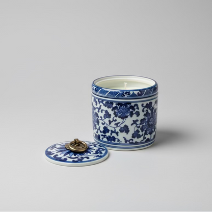 Ceramic Storage Jar with Candle