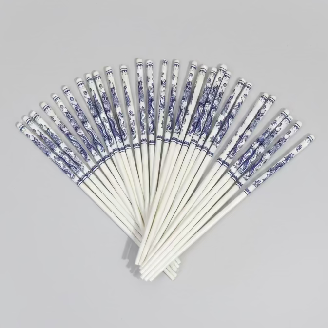 Blue & White Chinoiserie Chopsticks