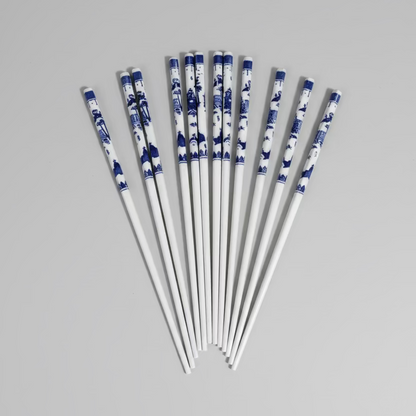 Blue & White Chinoiserie Chopsticks
