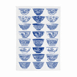 Porcelain Bowls Tea Towel