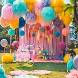 Kids Party Piñata Set - Pink Dream Castle