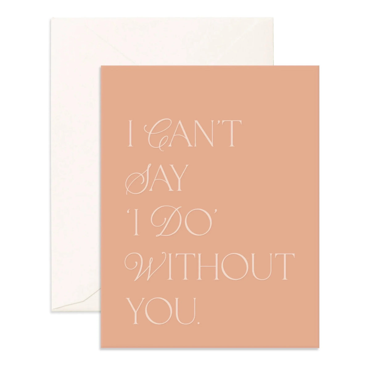 Product image of Can't Say I Do Bisou Greeting Card