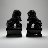 Ceramic Fu Lion Dogs -  Pair - Thorn and Burrow