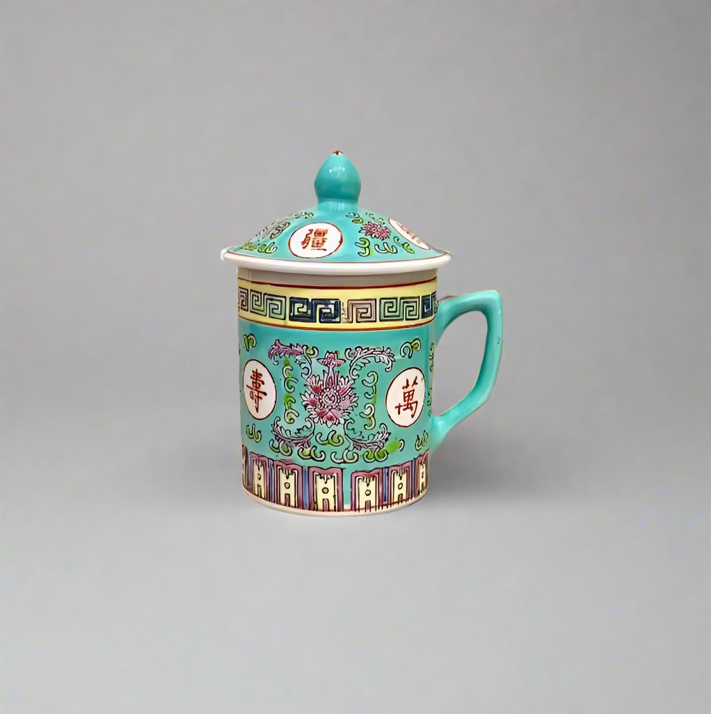Longevity Ceramic Mug Candle with Lid