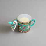 Longevity Ceramic Mug Candle with Lid