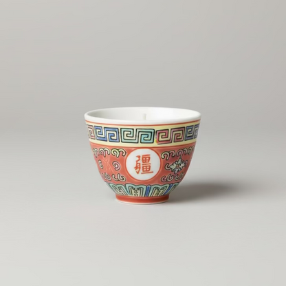 Longevity Ceramic Tea Cup Candle