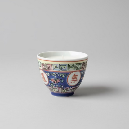 Longevity Ceramic Tea Cup Candle