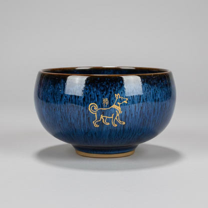 Chinese Zodiac Ceramic Teacup Candle in Gift Box
