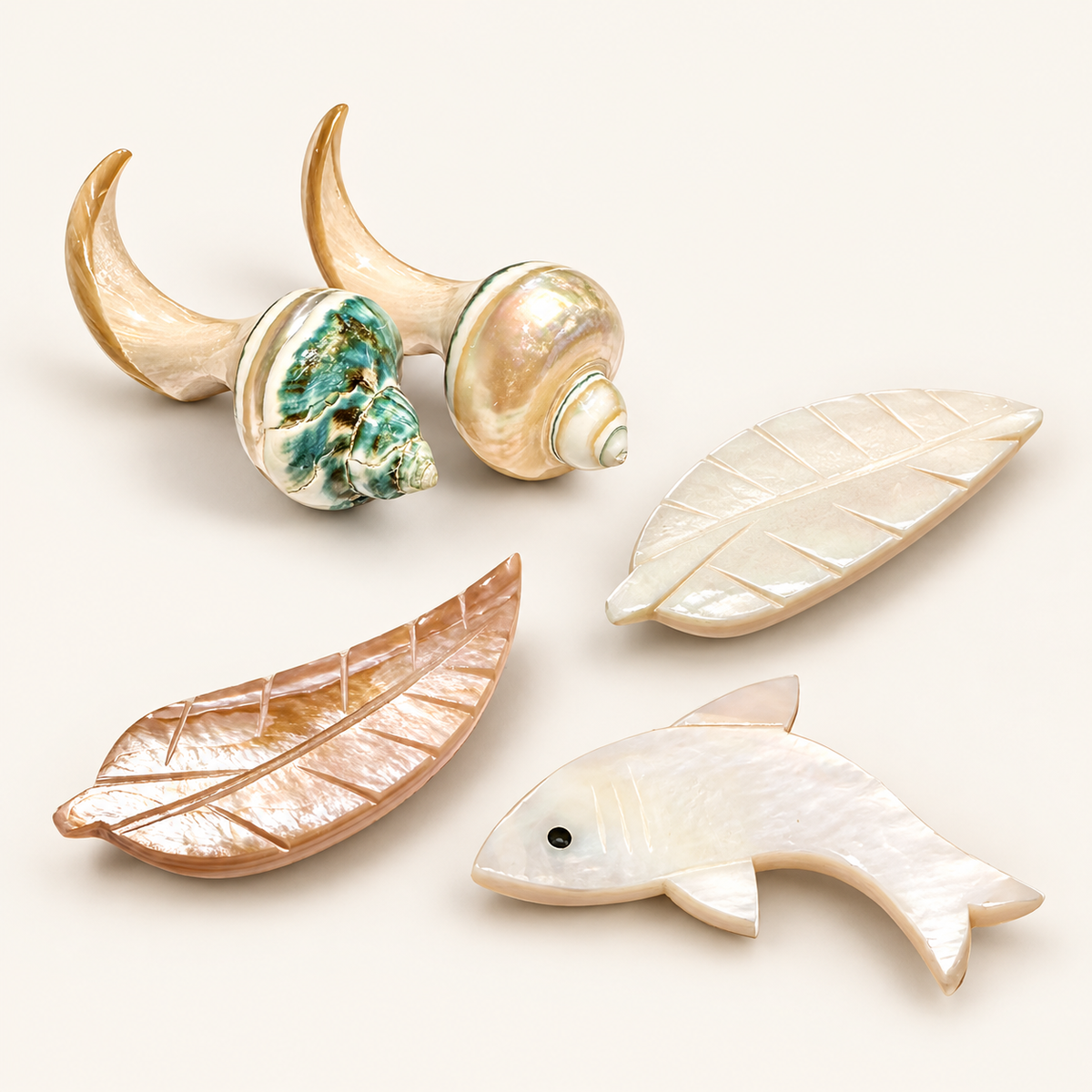 A range of designs from the Chopsticks Rest - Shell Collection