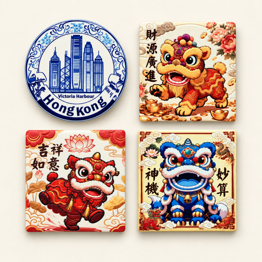 A range of designs from the Hong Kong Magnet Collection