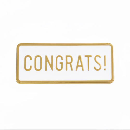 " Congrats! " Enamel Pins