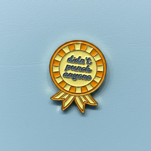 " Didn't Punch Anyone " T&B Enamel Pins