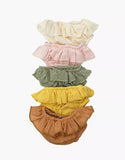 Babies – Pack of 5 cotton plumetis ruffled panties | for Minikane Gordis 34 & 37cm
