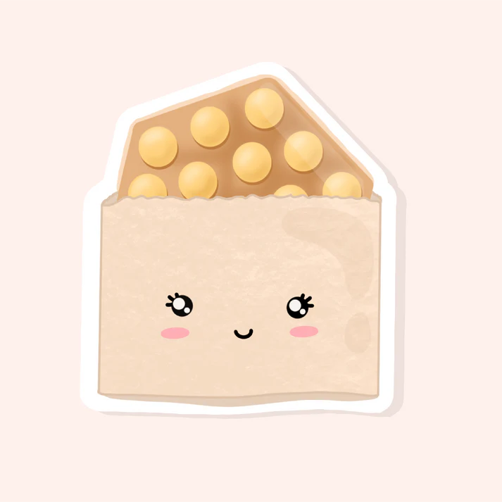 Egg Puff - Matte Vinyl Sticker