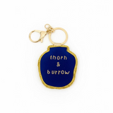 EMBROIDERED Bag Charm : Ginger Jar