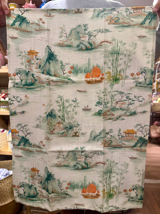 Hong Kong Bamboo Serenity Tea Towel