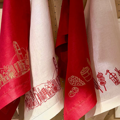 Hong Kong Linen Tea Towel - Limited Edition