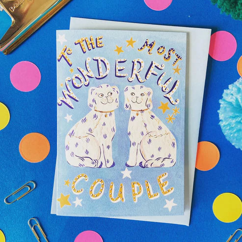 " Wonderful Couple " Greeting Card