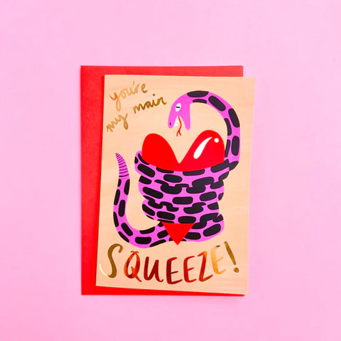 " Main Squeeze " Greeting Card