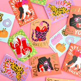 " Heyyyyy Tiger " Greeting Card