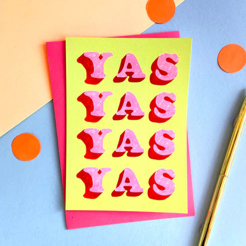 " Yas Yas " Greeting Card