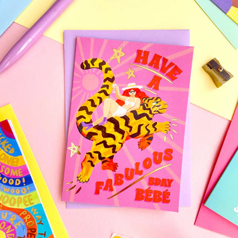 " Birthday Bebe " Greeting Card