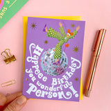 " Disco Ball " Greeting Card
