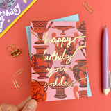 " Happy Birthday Goddess " Greeting Card