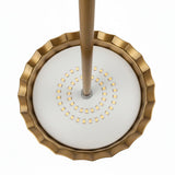 Brass Scallop Rechargeable Lamp