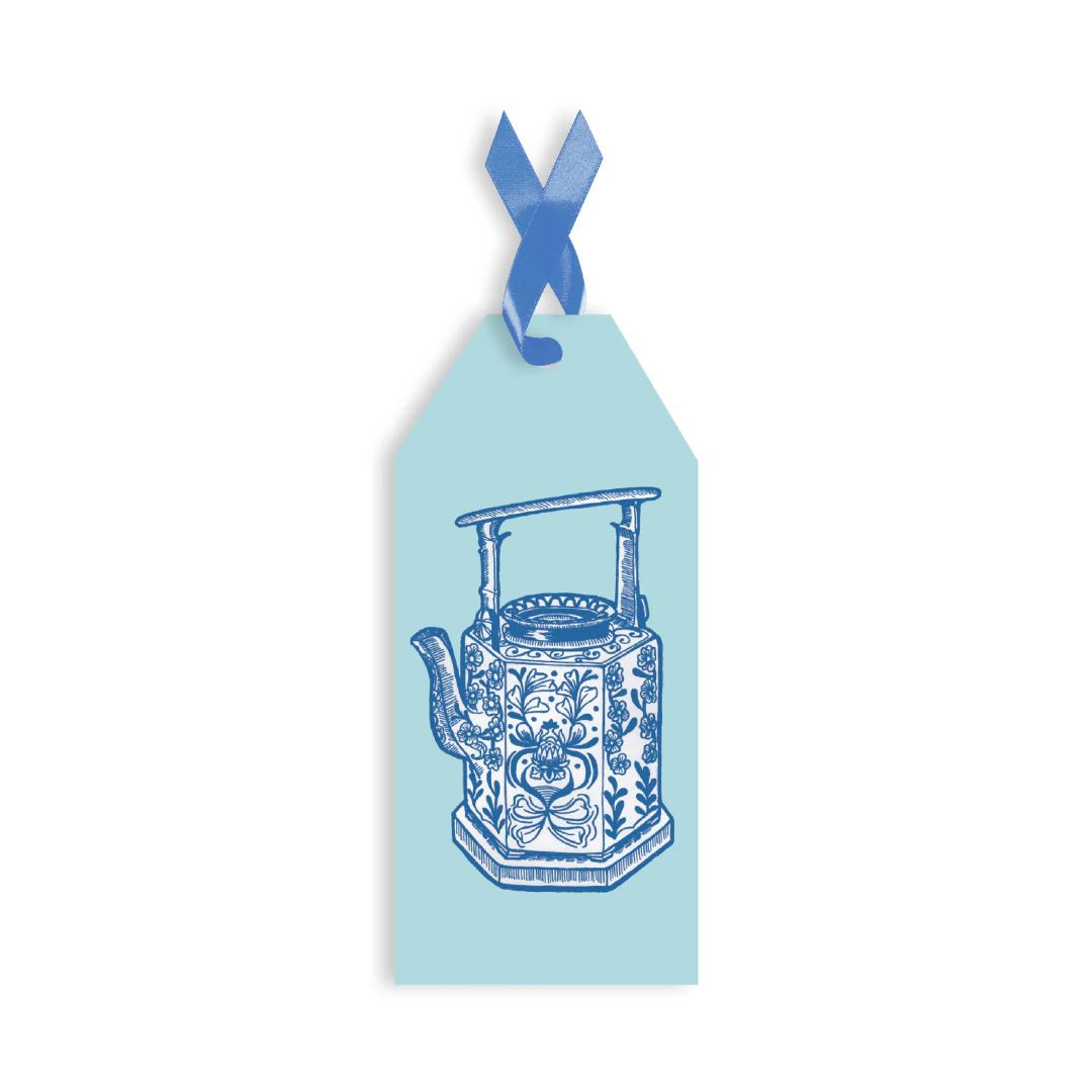 Product image of Chinoiserie Tea Pot Gift Tag