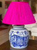 Hong Kong Homage Ginger Jar Lamp Base Imperial Blue