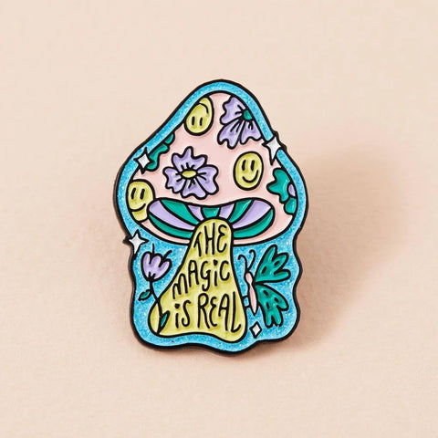 " Magic Mushroom " Enamel Pin