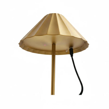Product image of Brass Scallop Rechargeable Lamp