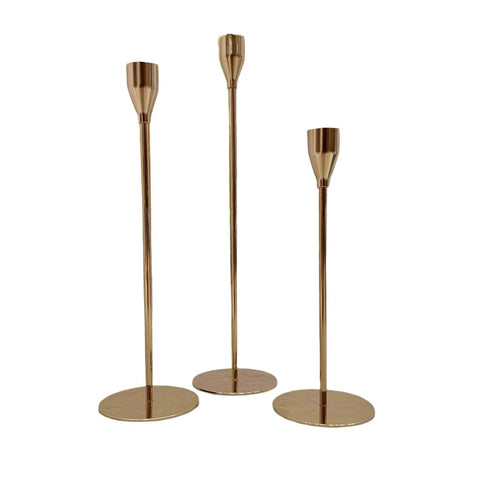 Classic Candllesticks - Set of 3