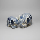 Double Happiness Ceramic Elephant