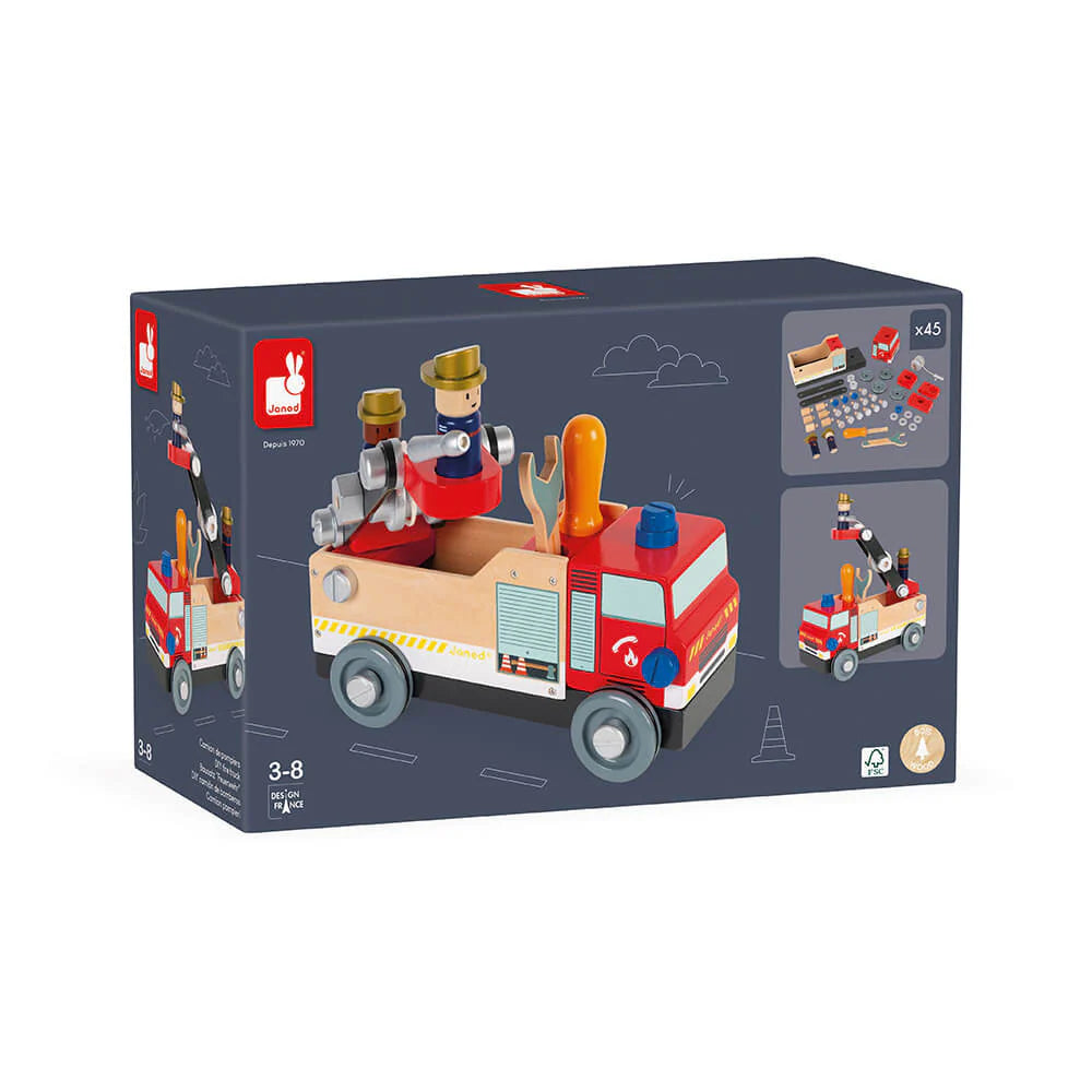 Janod Brico'Kids - DIY Fire Truck