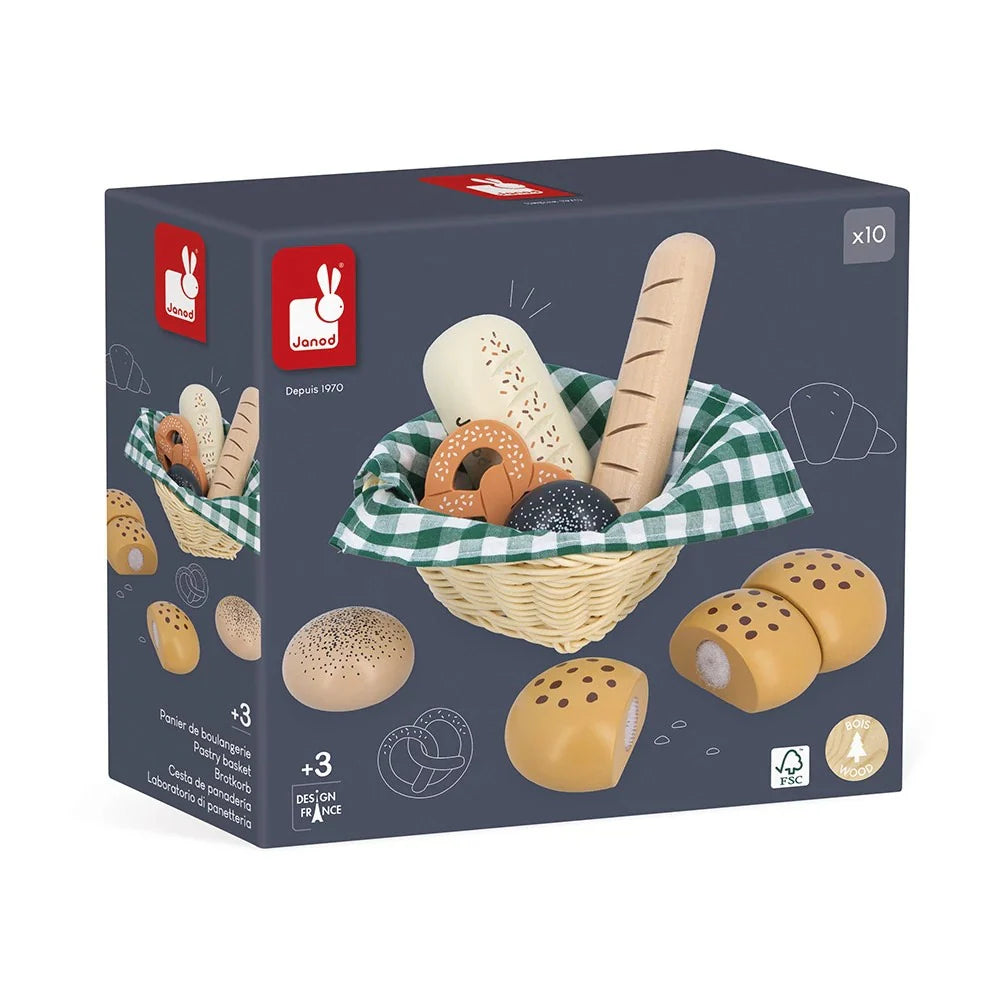 Janod Shiny Grandma - Bakery Basket
