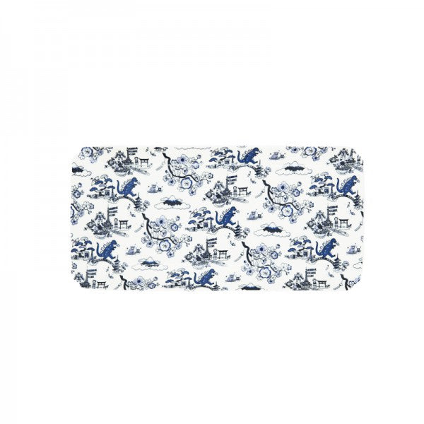 Product image of Japan Toile Rectangular Plate – Indigo