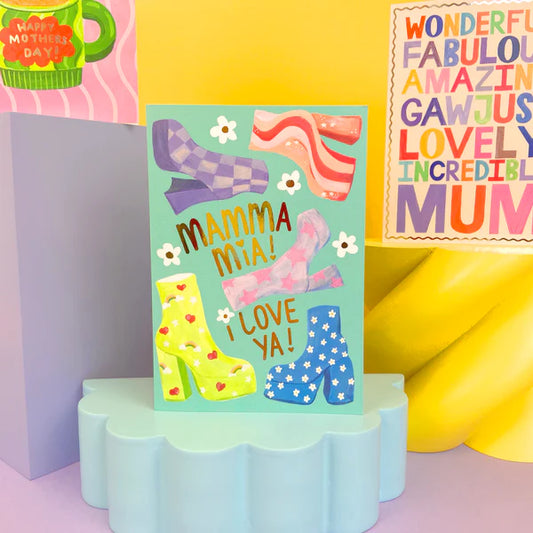 " Mamma Mia " Greeting Card
