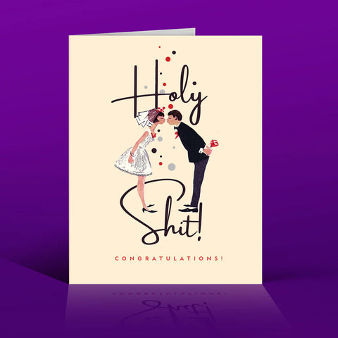 " Holy Shit! Marriage " Card