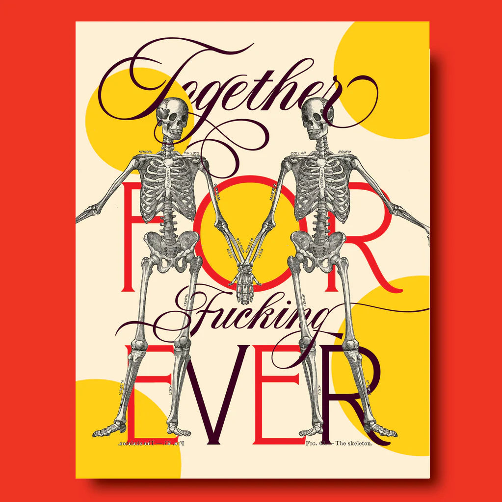 " Skeleton Love! " Card