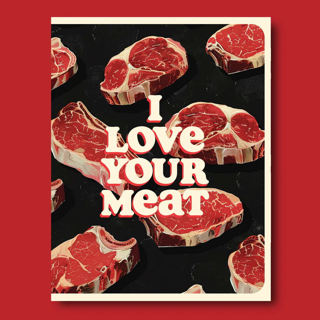 Front view of Your Meat Card