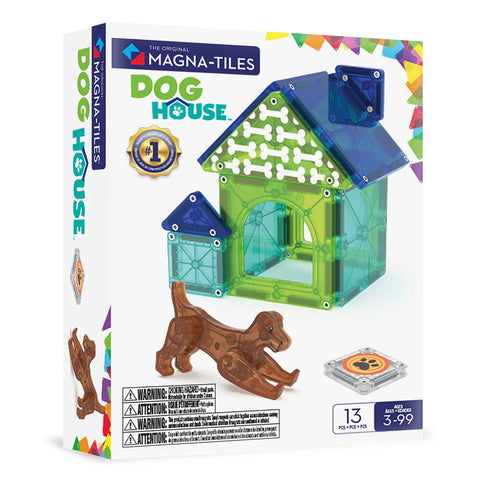 MAGNA-TILES 13 Piece Set Dog House