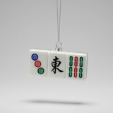" Mahjong Tiles " Asia Series Glass Hanging Ornament