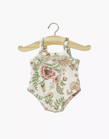 Babies – Lili-Rose jersey strappy bodysuit with lace | for Minikane Gordis 34 & 37cm