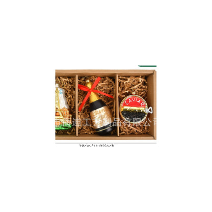Paris Treats – Glass Christmas Ornaments (Set of 3)