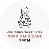 Minikane Capucine - 34cm Gordis doll with sleeping eyes